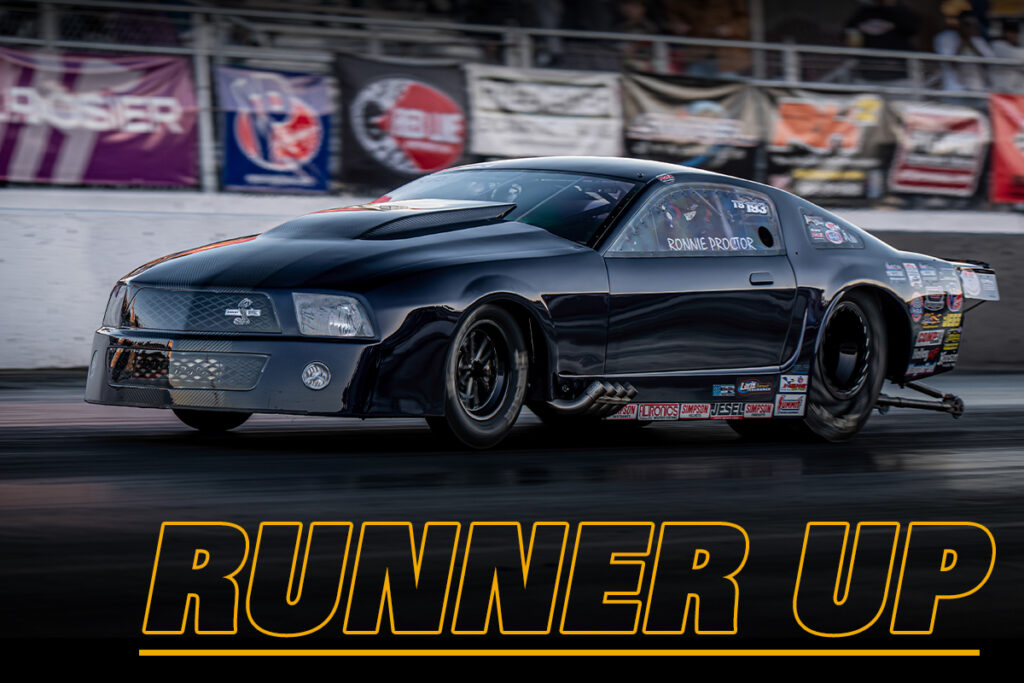 Ronnie Proctor runner up
