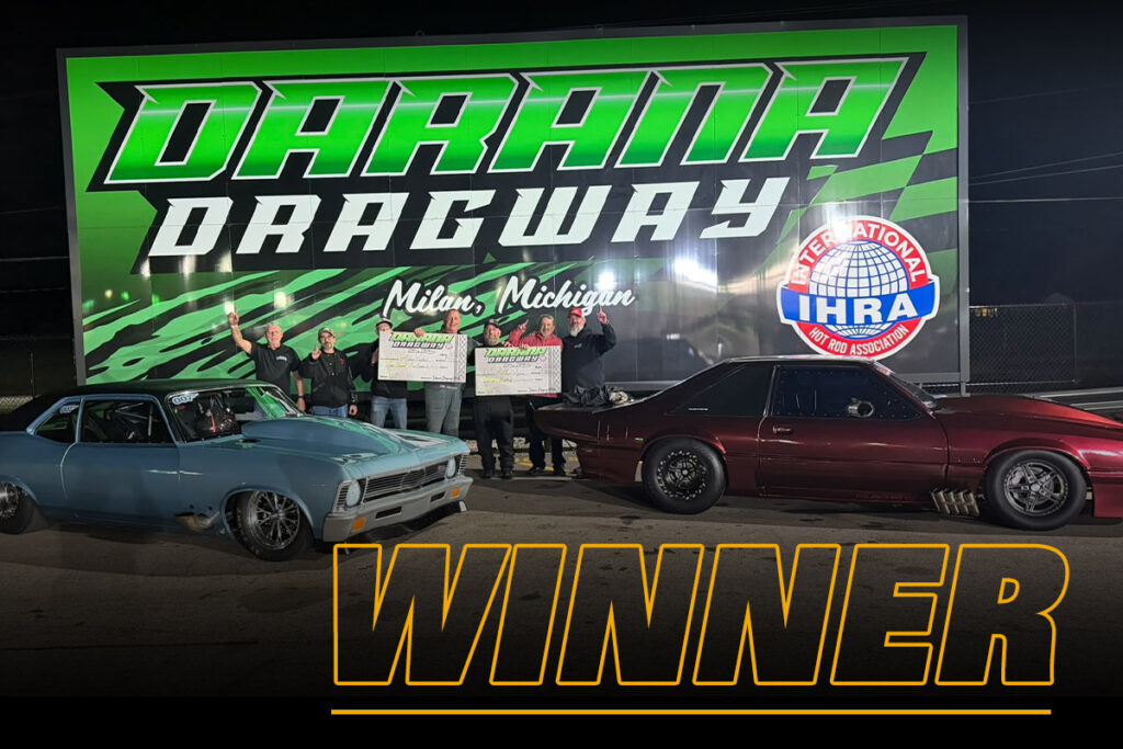 Derek Black winner circle