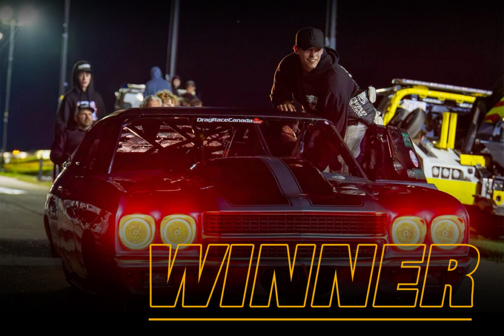 Chevy Reeves winner circle