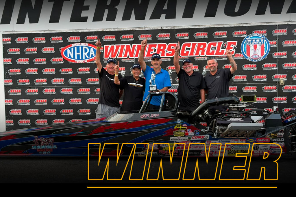 JR Baxter winner circle