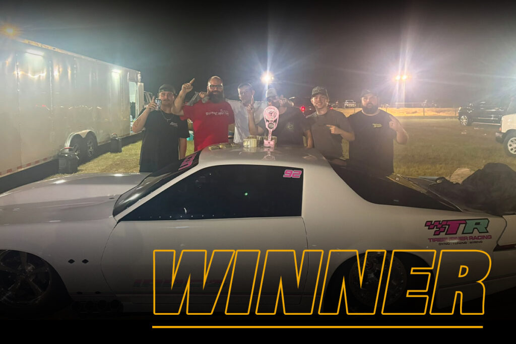 Landon Faerber winner circle