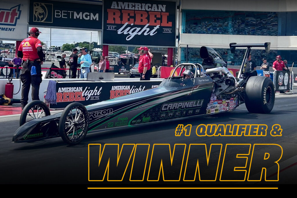 Frank Carpinelli winner circle